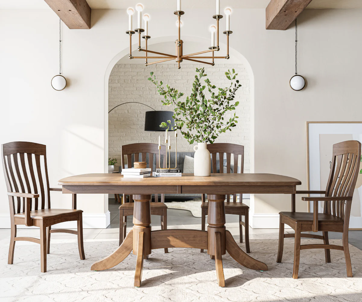 Baytown Double Pedestal Table - Image 2