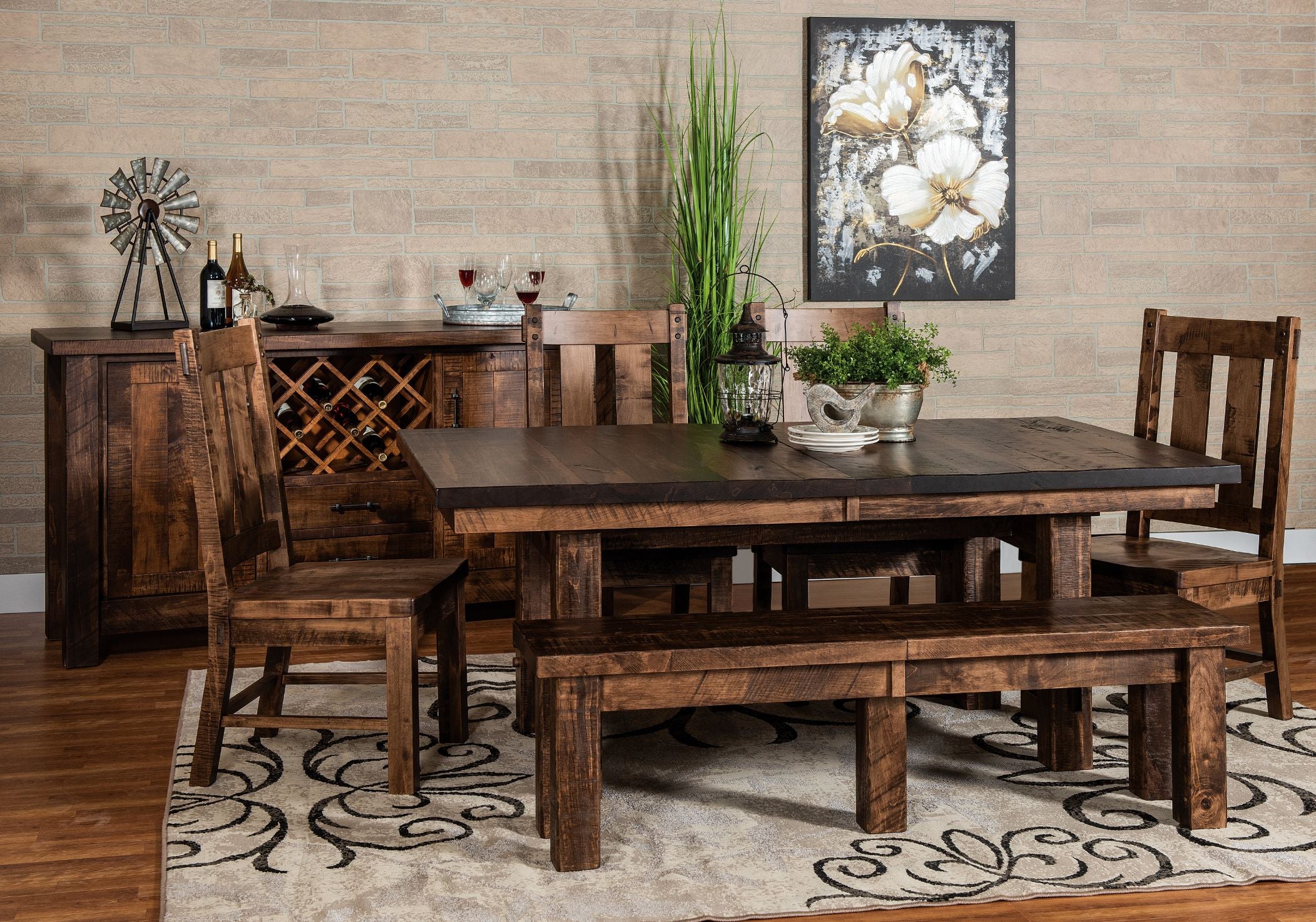 Houston Trestle Table - Image 3